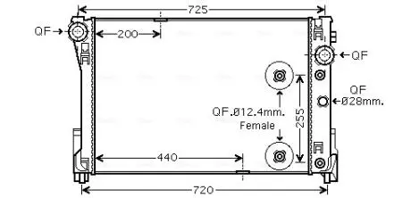 Радіатор AVA COOLING MSA 2475