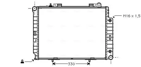 Радиатор AVA COOLING MS 2209