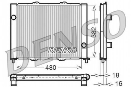 Радиатор охлаждения DENSO DRM23099