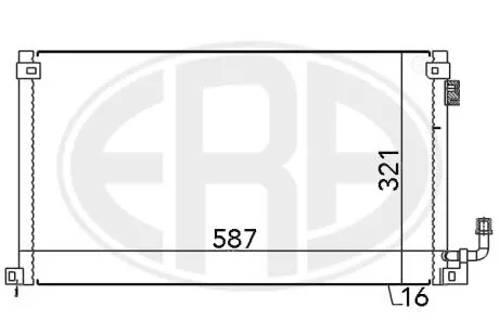 Радіатор ERA 667141