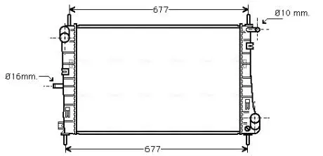 Радіатор AVA COOLING FDA 2338