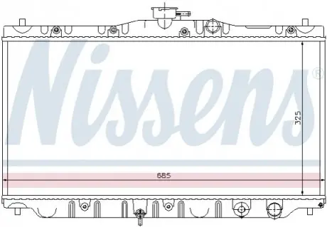 Радіатор охолоджування NISSENS 63304