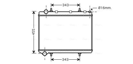 Радіатор AVA COOLING PE 2259