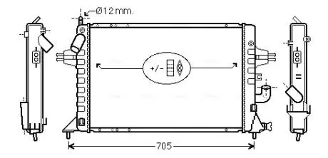 Радиатор AVA COOLING OLA 2294