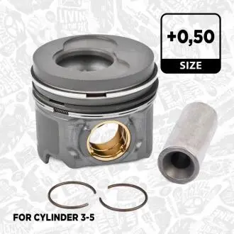 Фото 1 - поршень ET ENGINETEAM PM001550 Поршень ET ENGINETEAM PM001550 (фото 1)