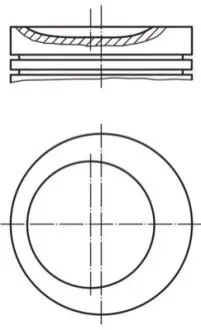 Поршень MAHLE / KNECHT 0020303