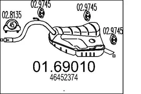 Глушник MTS 01.69010