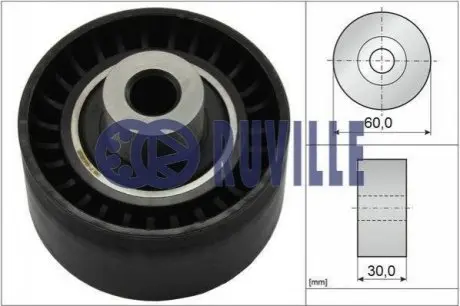 Паразитний ролик Peugeot/Citroen/Ford/Volvo RUVILLE 55969