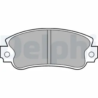 FIAT колодки гальмівні передні Panda 82-,Regata 83-,Uno Delphi Lp509
