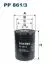 Fuel filter DAF 65, 65 CF, 75, 75 CF, 85, 85 CF, SPACELINER, BF8L513-225-XF315M WK9405, KC102, 1457429675, 95034EWIX, H17WK02 FILTRON Pp861\3 (фото 1)