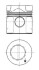 Поршень STD Mercedes Benz OM364/366 84-&gt; (97.5 mm) (конусная форкамера) (палец 36мм) (3660300118/3660308317) KOLBENSCHMIDT 91598600 (фото 1)