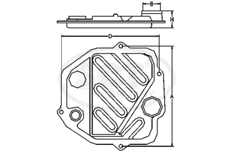 Фильтр АКПП с прокладкой AQ160, AQ250 VW Passat (13-), Jetta, Golf/Skoda Octavia (13-17) SCT SCT / MANNOL SG 1724