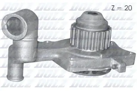 Водяной насос FORD Escort \'81 Express (AVA) / Escort III (GAA) / Escort III (ALD) / Escort III (AWA) DOLZ F107