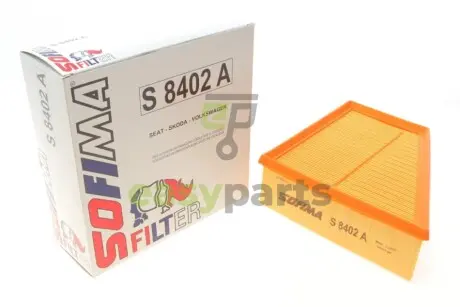 Фільтр повітряний Skoda Fabia/Roomster /VW Polo 1.4/1.9TDI 03- SOFIMA S8402A