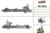 Рульова рейка з гуртом FORD COUGAR (EC_) 98-01,MONDEO I (GBP) 93-96, MONDEO I седан (GBP MSG FO201R (фото 1)