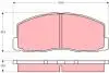 Комплект тормозных колодок, дисковый тормоз TRW GDB355 (фото 1)