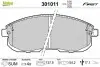 Тормозные колодки дисковые FIAT/NISSAN Punto/Cube/Juke/Maxima/Pulsar/Teana/Tiida &quot;1,1-3,5 &quot;F &quot;93&gt;&gt; Valeo 301011 (фото 1)