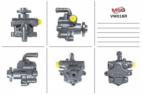 Насос ГУР відновлений AUDI A3 (8L1) 96-03;SKODA OCTAVIA (1U2) 96-10,OCTAVIA Combi (1U5) 98-10 MSG VW016R (фото 1)