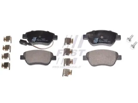Колодки гальмівні дискові передні ALFA ROMEO MITO 08-18, FIAT GRANDE PUNTO 05-18, LINEA 07-17 FAST FT29124