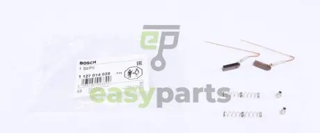 Щітки генератора Peugeot Partner / Expert / Fiat Scudo / Citroen Berlingo 96 - (6x4x17. 5) (вугільні) BOSCH 1 127 014 028 (фото 1)