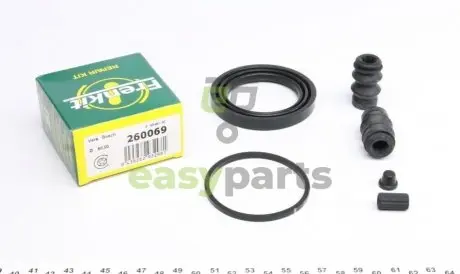 Ремкомплект супорта (переднього) Toyota Corolla 13- (d=60mm) (Bosch) FRENKIT 260069