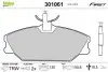 Комплект тормозных колодок, дисковый тормоз Valeo 301061 (фото 1)