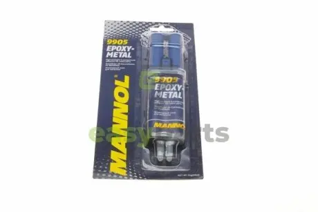 Клей двокомпонентний для металу Epoxy-Metal (30g) SCT / MANNOL 9905