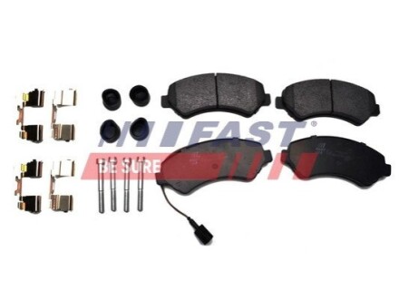 Колодки тормозные дисковые передние комплект CITROEN Jumper 06-н.в, PEUGEOT BOXER 06-14 FAST FT29152HD