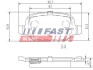 Колодки тормозные дисковые задние FIAT 500 07-н.в., PANDA 03-12, PUNTO CLASSIC 03-10 FAST FT29162 (фото 1)