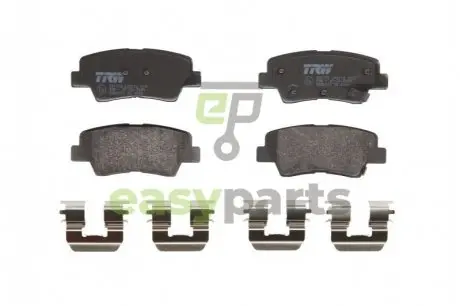 Фото тормозные колодки дисковые HYUNDAI/KIA Accent/i20/i30/i40/Ceed/Cerato/Rio \'\'R "05>> TRW GDB2173 Тормозные колодки дисковые HYUNDAI/KIA Accent/i20/i30/i40/Ceed/Cerato/Rio \'\'R "05>> TRW GDB2173