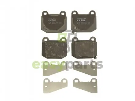 Тормозные колодки дисковые MITSUBISHI - NISSAN - SUBARU Lancer Evolution/350Z/Impreza TRW GDB3350
