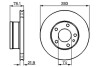 Гальмівний диск BMW 518/825/628/630/633/635/728/730/732/735 \'\'1.8-3.5 \'\'74-86 BOSCH 0986478041 (фото 1)