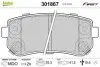 Комплект тормозных колодок, дисковый тормоз Valeo 301867 (фото 1)