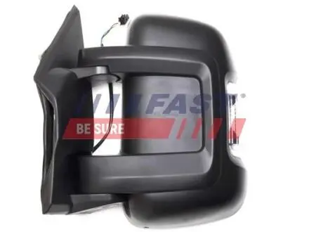Зеркало левое механ с подогревом коротк.рычаг 3 пина Fiat Ducato 06-14,Ducato 14- FAST FT88260
