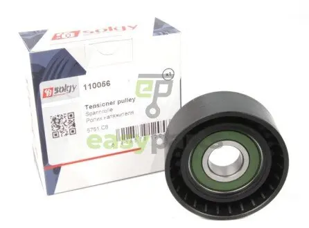 Ролик генератора Citroen Berlingo/Peugeot Partner1.4-1.6 96-15 (натяжной) (60x26) Solgy 110056