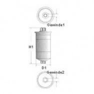 Фільтр палива Alfa Romeo 164 87-97, AUDI A6 97-04, A8 02-10, Lancia Kappa 94-01 CHAMPION L205