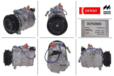 Компрессор новый AUDI A4 (8D2, B5) 95-00, SKODA SUPERB 02-08, VW PASSAT B5 97-05 DENSO DCP02005