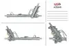 Рулевая рейка с ГУР восстановленная AUDI A1 (8X1) 10-15,A1 Sportback (8XA) 11-15 MSG AU254R (фото 1)