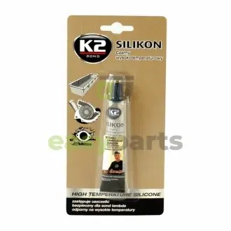 SIL BLACK-BLIS (BLACK SILICON +350С) 21g Силикон герметик (черный, блистер) K2 B2150N