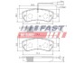 Колодки тормозные дисковые задние CITROEN JUMPER 06-н.в., FIAT DUCATO 06-н.в. FAST FT29098 (фото 1)