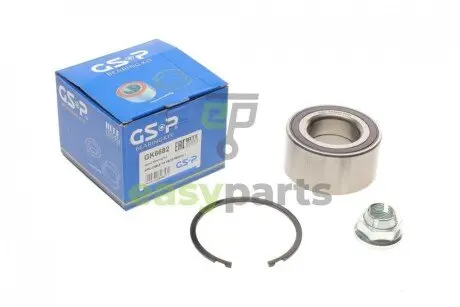 Підшипник маточини (передньої) Renault Megane III/Fluence 08- (42x80x39) (+ABS) GSP GK6682