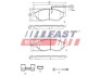 Колодки тормозные дисковые передние CITROEN JUMPER 06-14, FIAT DUCATO 06-14 FAST FT29155 (фото 1)