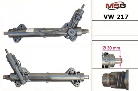 Рульова рейка з ГУР відновлена MERCEDES Sprinter 2006-,VW Crafter 2006- MSG VW217R