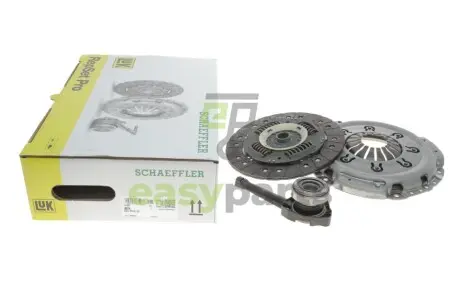 Комплект зчеплення Renault Master II/Trafic II 1.9 dCi 01-, 59/60/74kw, F9Q 760/762/772/774 LuK 624 3312 33