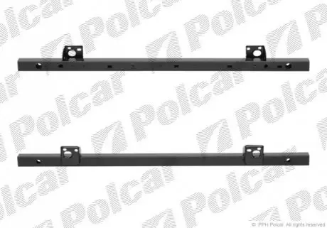Усилитель переднего бампера нижняя часть -15 Fiat Doblo 09-,Opel Combo 11- Polcar 304207-4