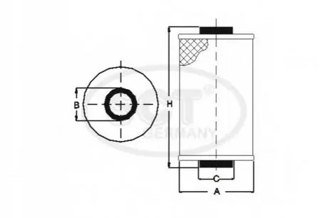 Фильтр масляный CITROEN Berlingo I (M49, M59) 1.6 HDi 75 SCT SCT / MANNOL SH 4793 P