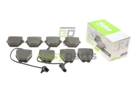 Колодки гальмівні (передні) Audi A4 97-01/A6 97-05/VW Passat B5 00-05/Phaeton 02-08 (+датчики) Valeo 302333