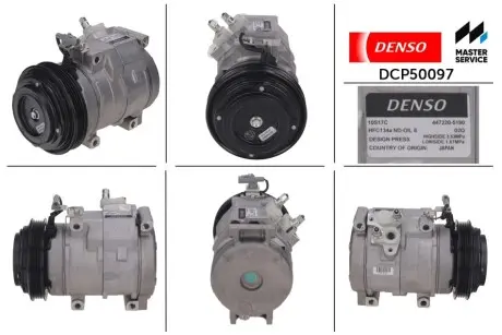 Компрессор кондиционера TOYOTA LAND CRUISER PRADO (KDJ12_, GRJ12_) 02-04 DENSO DCP50097