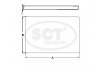 Фильтр салона (угольный) AUDI A6 (4F/C6) 3.0 TDI V6 (04-) SCT / MANNOL SAK 174 (фото 3)