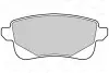 Гальмівні колодки дискові RENAULT Grand Scenic/Scenic "1,2-2,0 "R "09>> Valeo 302232 (фото 1)